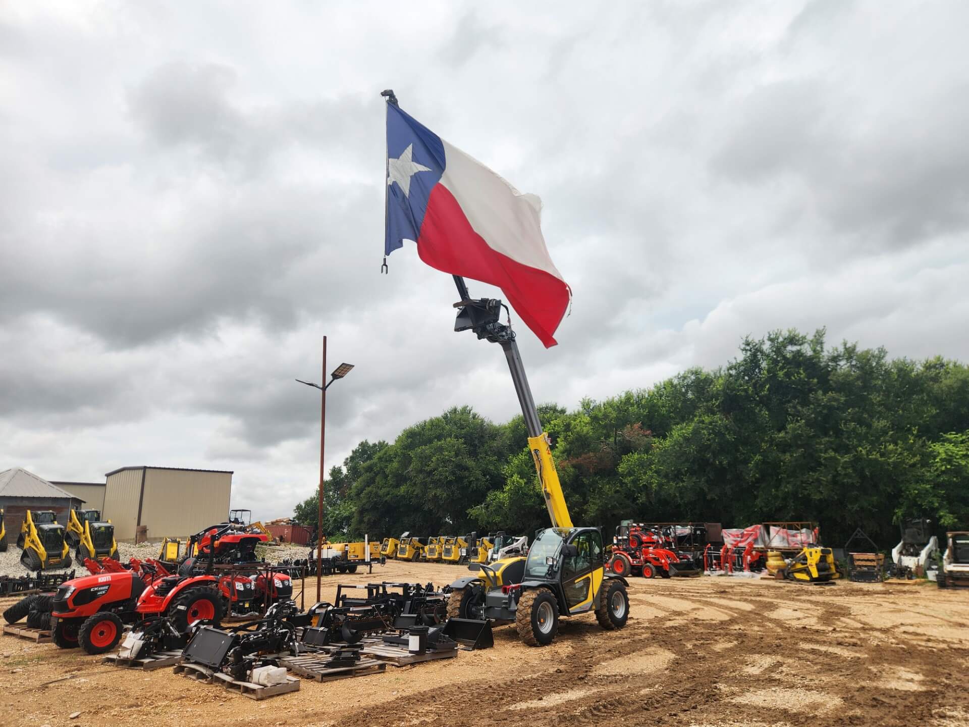 Compact Equipment On Construction Site